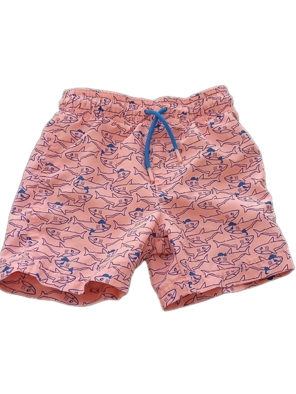 Cat & Jack Boys Pink And Blue Swim Pants Size:3T
